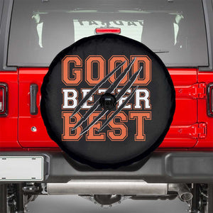 Good Better Best CFB Inspirational Spare Tire Cover Claw Scratch Graphic for Sports Fan TS02 Black Print Your Wear