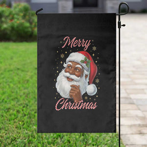 Merry Christmas Black Santa Claus Garden Flag Retro Nostalgic Festive Holiday TS02 Print Your Wear
