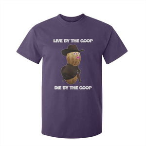 Cowboy Peanut Meme T Shirt For Kid Live By The Goop Die By The Goop TS02 Purple Print Your Wear