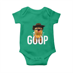 Goop Meme Explosion Baby Onesie Screaming Peanut Cowboy Brainrot Energy TS02 Irish Green Print Your Wear