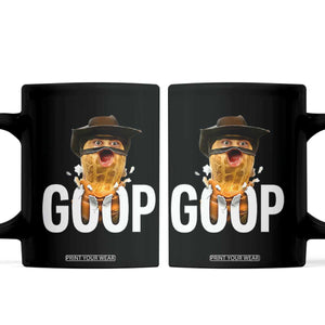 Goop Meme Explosion Coffee Mug Screaming Peanut Cowboy Brainrot Energy TS02 Black Print Your Wear