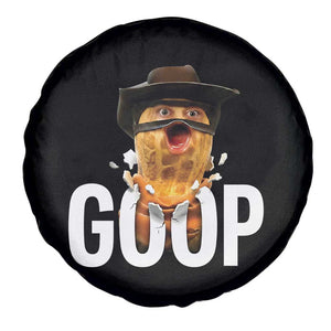 Goop Meme Explosion Spare Tire Cover Screaming Peanut Cowboy Brainrot Energy TS02 Print Your Wear