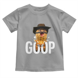 Goop Meme Explosion Toddler T Shirt Screaming Peanut Cowboy Brainrot Energy TS02 Sport Gray Print Your Wear