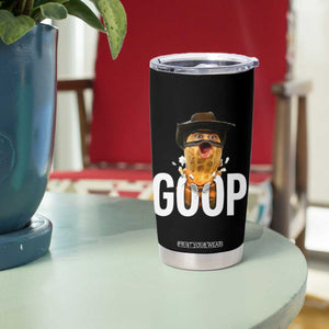 Goop Meme Explosion Tumbler Cup Screaming Peanut Cowboy Brainrot Energy TS02 Print Your Wear