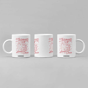 I Saw Mothman Kissing Santa Claus Coffee Mug Funny Cryptid Christmas Gag Gift TS02 Print Your Wear
