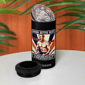 Good Better Best Shirtless Ben 4 in 1 Can Cooler Tumbler Retro Funny Football Coach Meme Gift for Fans TS02 Print Your Wear
