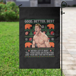 Good Better Best Shirtless Ben Garden Flag Funny Football Coach Meme Ugly Sweater Gift for Fans TS02 Print Your Wear