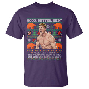 Good Better Best Shirtless Ben T Shirt Funny Football Coach Meme Ugly Sweater Gift for Fans TS02 Purple Print Your Wear