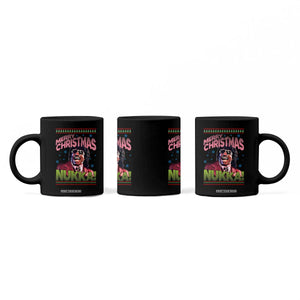 Funny Retro Merry Christmas Nukka Parody Coffee Mug Xmas Throwback Parody Urban Comedy TS02 Print Your Wear