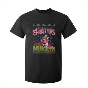 Funny Retro Merry Christmas Nukka Parody T Shirt For Kid Xmas Throwback Parody Urban Comedy TS02 Black Print Your Wear