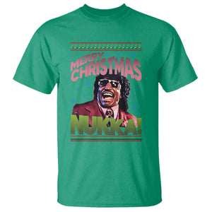 Funny Retro Merry Christmas Nukka Parody T Shirt Xmas Throwback Parody Urban Comedy TS02 Irish Green Print Your Wear