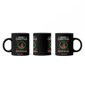 Funny Retro Merry Christmas Nukka Parody Coffee Mug Holiday Cheer 90s Xmas Throwback Parody TS02 Print Your Wear