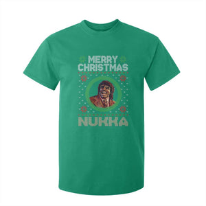 Funny Retro Merry Christmas Nukka Parody T Shirt For Kid Holiday Cheer 90s Xmas Throwback Parody TS02 Irish Green Print Your Wear