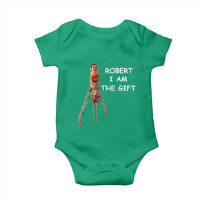 Funny Marcus the Worm in Ugly Christmas Sweater Baby Onesie Robert I Am the Gift Meme Holiday Humor TS02 Irish Green Print Your Wear