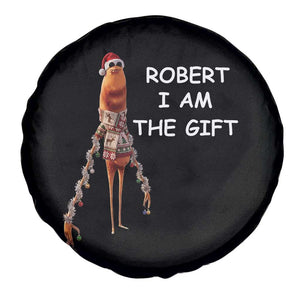 Funny Marcus the Worm in Ugly Christmas Sweater Spare Tire Cover Robert I Am the Gift Meme Holiday Humor TS02 Print Your Wear