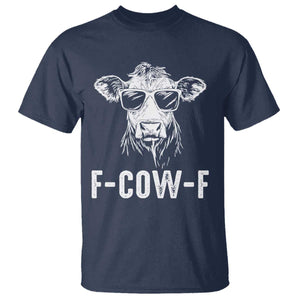 Funny F-Cow-F Cow Attitude Meme T Shirt Subtle Sass Farm Fresh Humor TS02 Navy Print Your Wear