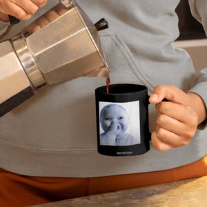 Funny Tuff Baby Giggling Meme Coffee Mug Viral AI Niche Baby Holding Laugh Photo TS02 Print Your Wear