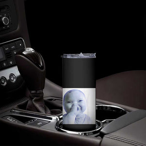 Funny Tuff Baby Giggling Meme Skinny Tumbler Viral AI Niche Baby Holding Laugh Photo TS02 Print Your Wear