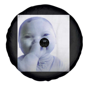 Funny Tuff Baby Giggling Meme Spare Tire Cover Viral AI Niche Baby Holding Laugh Photo TS02 Print Your Wear