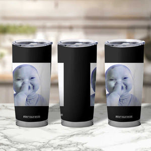 Funny Tuff Baby Giggling Meme Tumbler Cup Viral AI Niche Baby Holding Laugh Photo TS02 Print Your Wear