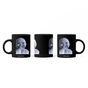 Funny Tuff Baby Giggling Meme Coffee Mug Viral AI Niche Baby Holding Laugh Face TS02 Print Your Wear