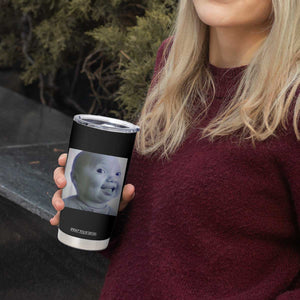 Funny Tuff Baby Side Eye Meme Tumbler Cup Viral AI Niche Baby Face Reaction TS02 Print Your Wear