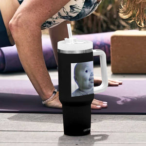 Funny Tuff Baby Side Eye Meme Tumbler With Handle Viral AI Niche Baby Face Reaction TS02 Print Your Wear