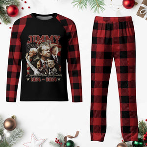 39th President Jimmy Carter Plaid Pajama Set A Legacy Of Peace And Humanity USA Legacy TS02 Buffalo Plaid Print Your Wear
