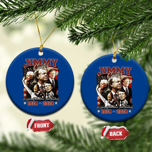 39th President Jimmy Carter Ceramic Ornament A Legacy Of Peace And Humanity USA Legacy TS02 1pc Blue Print Your Wear