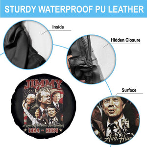 39th President Jimmy Carter Spare Tire Cover A Legacy Of Peace And Humanity USA Legacy TS02 Print Your Wear