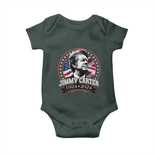 39th President Jimmy Carter Baby Onesie USA Legacy American Flag TS02 Print Your Wear