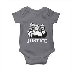 Justice for Porter Pretti Good Memorial Baby Onesie Rest in Power Tribute Minnesota Protest TS02 Charcoal Print Your Wear