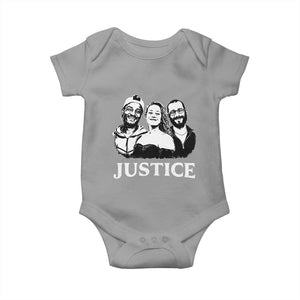 Justice for Porter Pretti Good Memorial Baby Onesie Rest in Power Tribute Minnesota Protest TS02 Sport Gray Print Your Wear