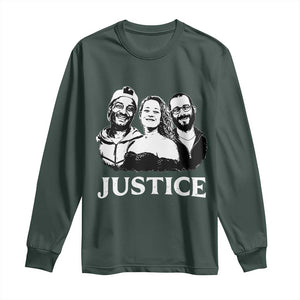 Justice for Porter Pretti Good Memorial Long Sleeve Shirt Rest in Power Tribute Minnesota Protest TS02 Dark Forest Green Print Your Wear