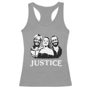 Justice for Porter Pretti Good Memorial Racerback Tank Top Rest in Power Tribute Minnesota Protest TS02 Sport Gray Print Your Wear
