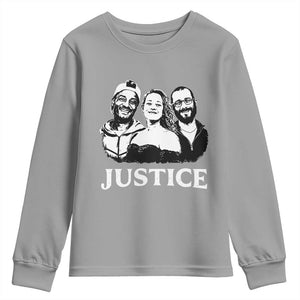 Justice for Porter Pretti Good Memorial Youth Sweatshirt Rest in Power Tribute Minnesota Protest TS02 Sport Gray Print Your Wear