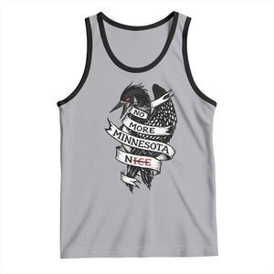 No More Minnesota Nice Loon Resistance Tank Top Ice Out Rebellion TS02 Athletic Heather Black Print Your Wear
