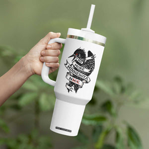 No More Minnesota Nice Loon Resistance Tumbler With Handle Ice Out Rebellion TS02 Print Your Wear