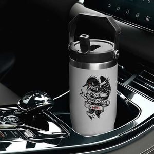 No More Minnesota Nice Loon Resistance Flip Straw Tumbler Ice Out Rebellion TS02 Print Your Wear