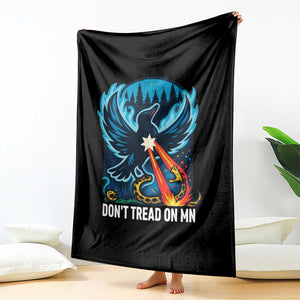 Don’t Tread on MN Minnesota Throw Blanket Rebel Loon Ice Out Resistance TS02 Print Your Wear