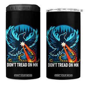 Don’t Tread on MN Minnesota 4 in 1 Can Cooler Tumbler Rebel Loon Ice Out Resistance TS02 One Size: 16 oz Black Print Your Wear