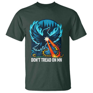 Don’t Tread on MN Minnesota T Shirt Rebel Loon Ice Out Resistance TS02 Dark Forest Green Print Your Wear