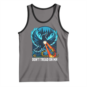 Don’t Tread on MN Minnesota Tank Top Rebel Loon Ice Out Resistance TS02 Deep Heather Black Print Your Wear