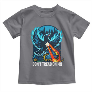 Don’t Tread on MN Minnesota Toddler T Shirt Rebel Loon Ice Out Resistance TS02 Charcoal Print Your Wear