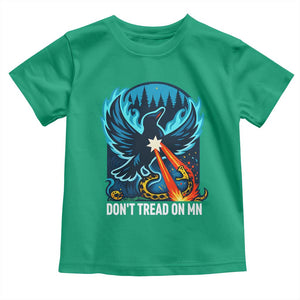 Don’t Tread on MN Minnesota Toddler T Shirt Rebel Loon Ice Out Resistance TS02 Irish Green Print Your Wear