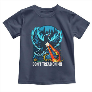 Don’t Tread on MN Minnesota Toddler T Shirt Rebel Loon Ice Out Resistance TS02 Navy Print Your Wear