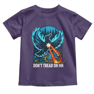 Don’t Tread on MN Minnesota Toddler T Shirt Rebel Loon Ice Out Resistance TS02 Purple Print Your Wear