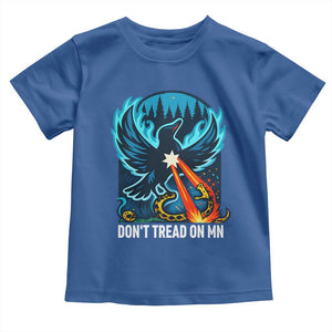 Don’t Tread on MN Minnesota Toddler T Shirt Rebel Loon Ice Out Resistance TS02 Royal Blue Print Your Wear