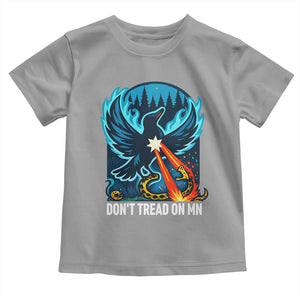 Don’t Tread on MN Minnesota Toddler T Shirt Rebel Loon Ice Out Resistance TS02 Sport Gray Print Your Wear