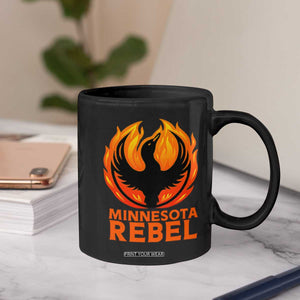 Minnesota Rebel Loon Coffee Mug Rising From Fire Political Resistance TS02 Print Your Wear